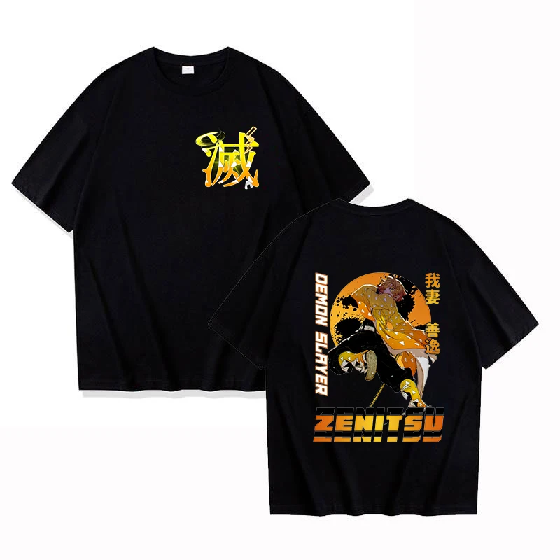 Zenitsu Demon Slayer T-Shirt – Unisex Anime Tee - Image 3