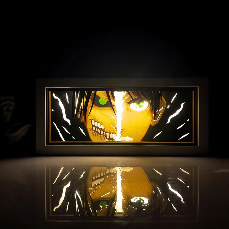 Eren LED Light Box – Attack on Titan Room Decor