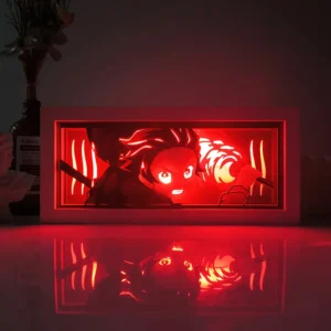 Tanjiro LED Light Box – Demon Slayer Room Decor