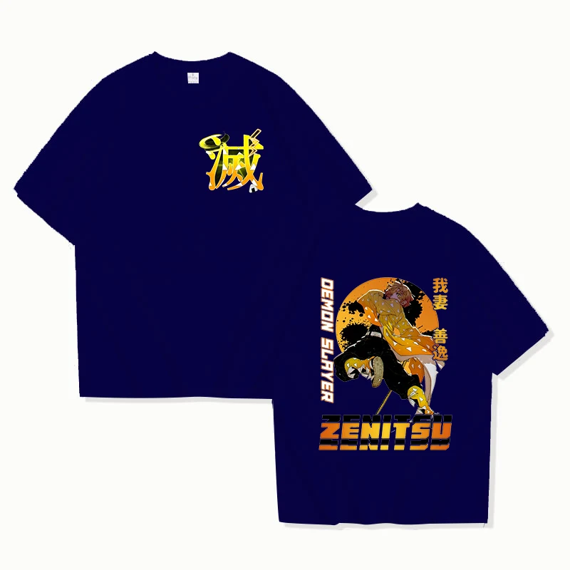 Zenitsu Demon Slayer T-Shirt – Unisex Anime Tee - Image 2