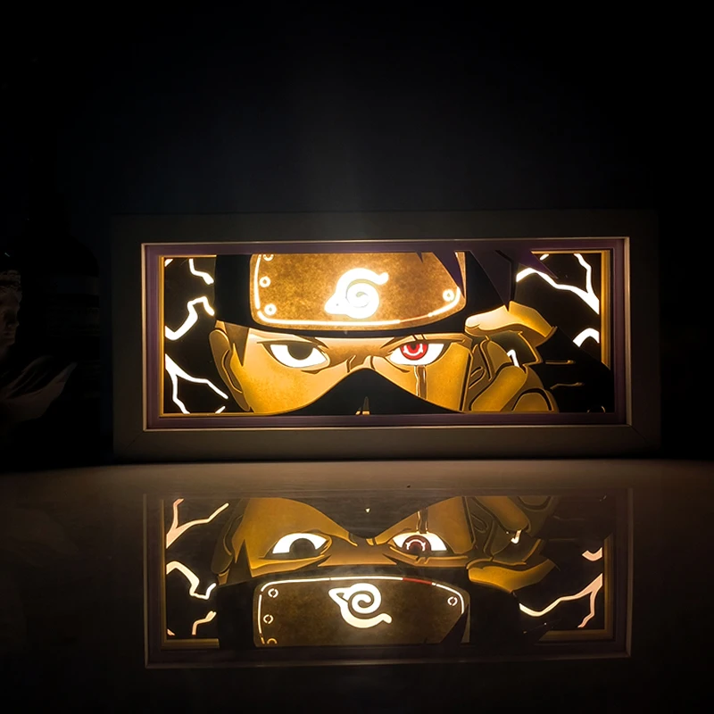 Kakashi LED Light Box – Naruto Room Decor