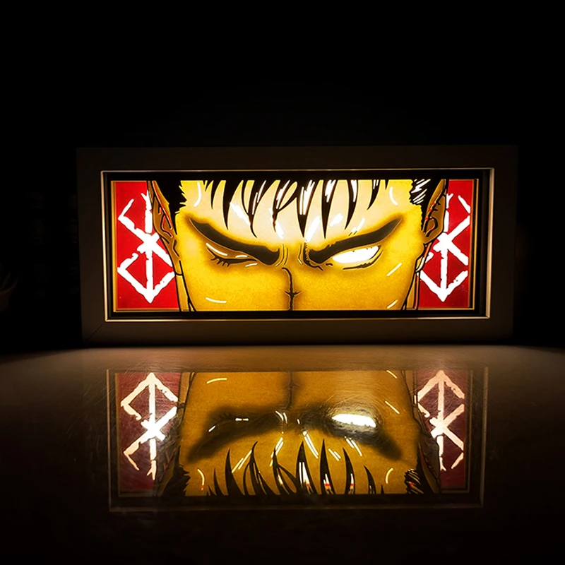 Guts LED Light Box – Berserk Room Decor