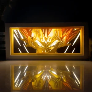 Majin Vegeta LED Light Box – DBZ Room Decor