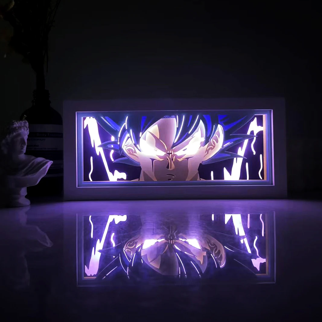 Goku Ultra Instinct LED Light Box - Dragon Ball Z Decor