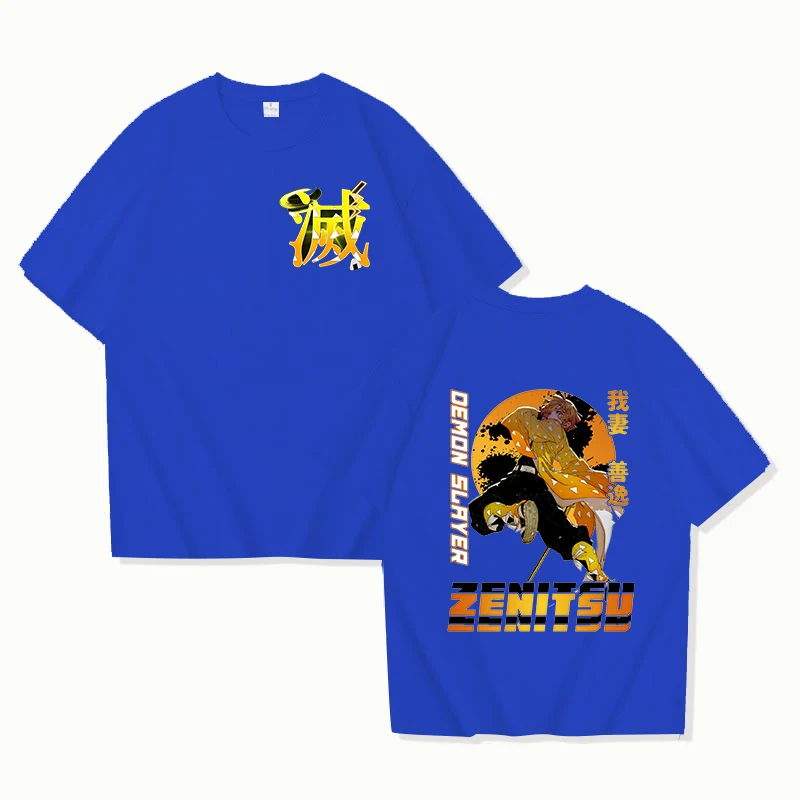 Zenitsu Demon Slayer T-Shirt – Unisex Anime Tee - Image 4