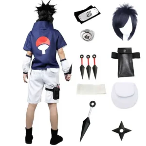 Sasuke Uchiha Kid Cosplay Set - Naruto